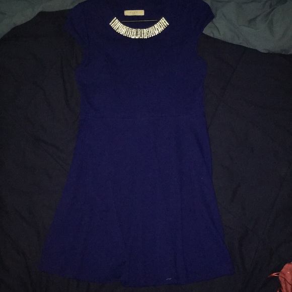Blue Dress with Diamonds